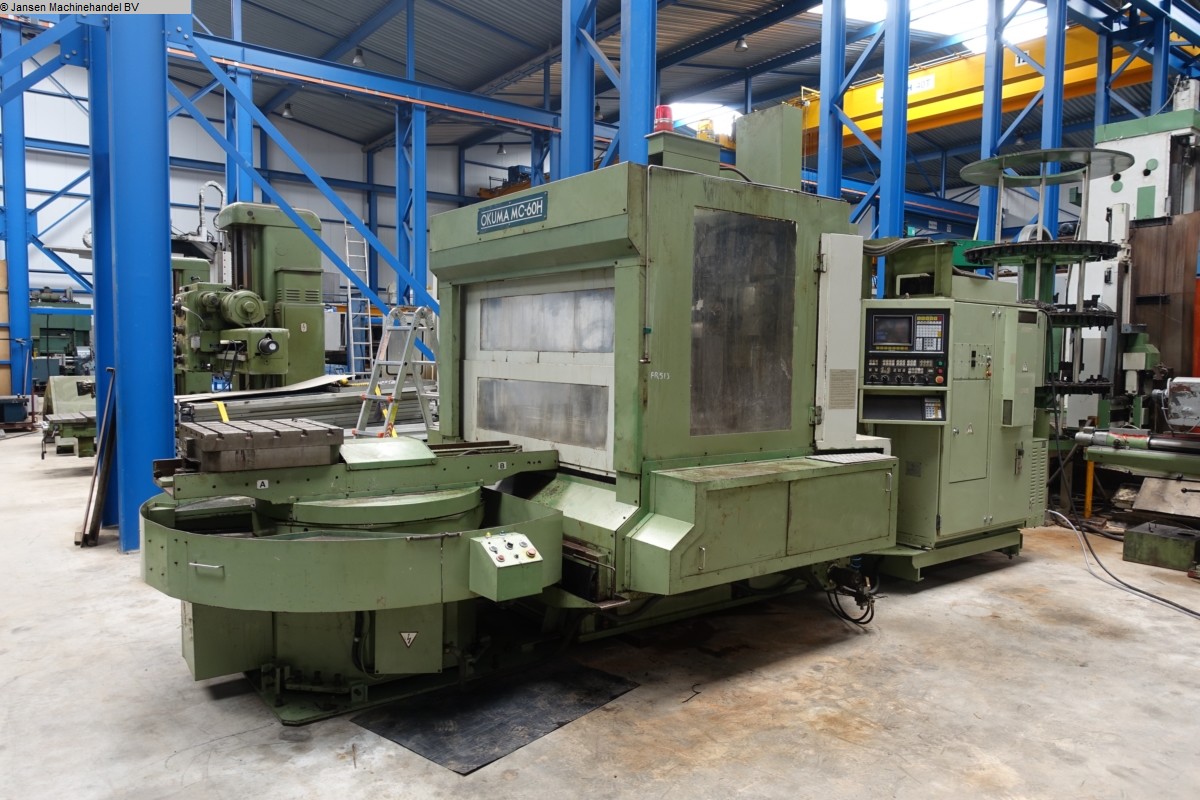 used Machines available immediately milling machining centers - horizontal Okuma MC-60H