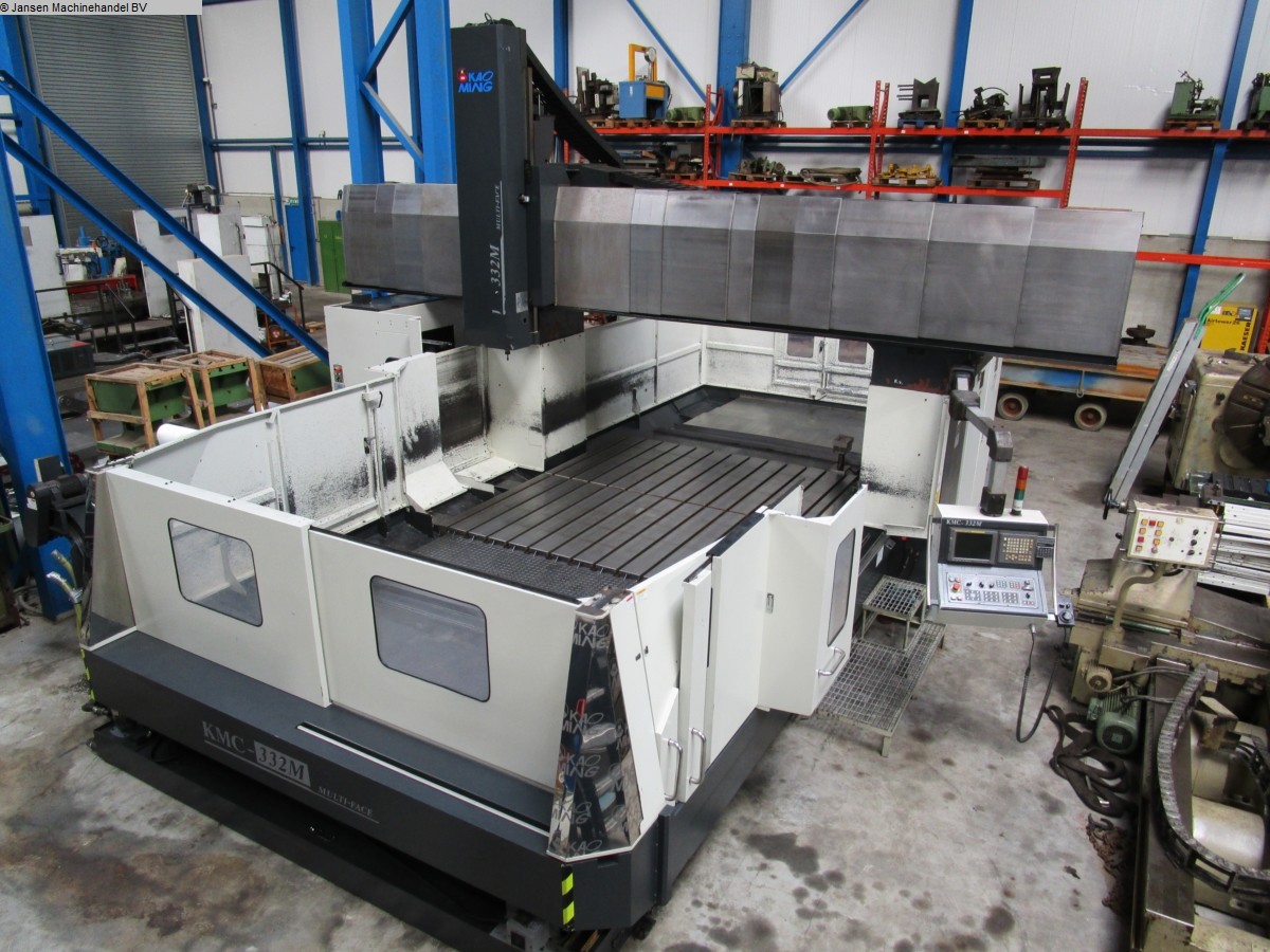 used Metal Processing Bed Type Milling Machine - Vertical Kao Ming 332M Multi Face