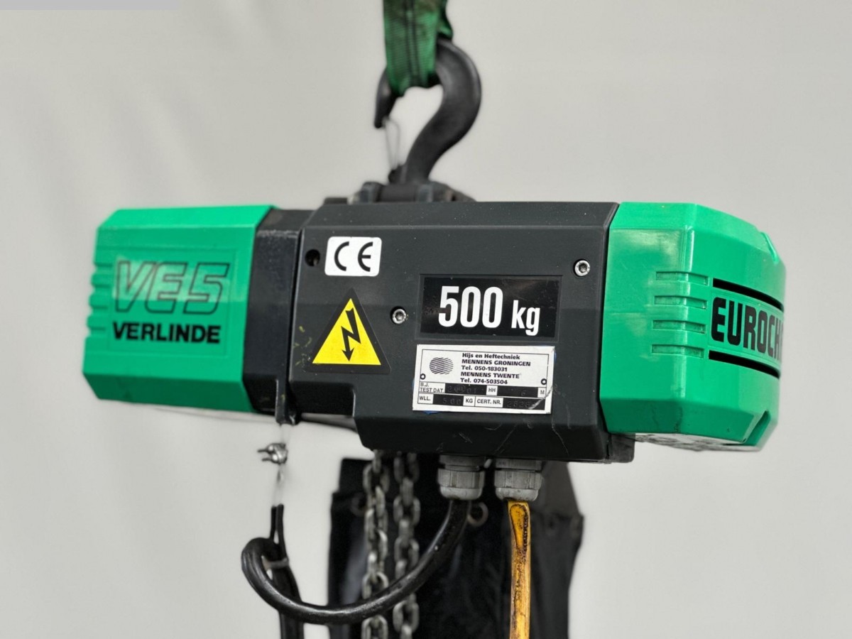 used Chain Hoist - Electric Verlinde VE5 Eurochain