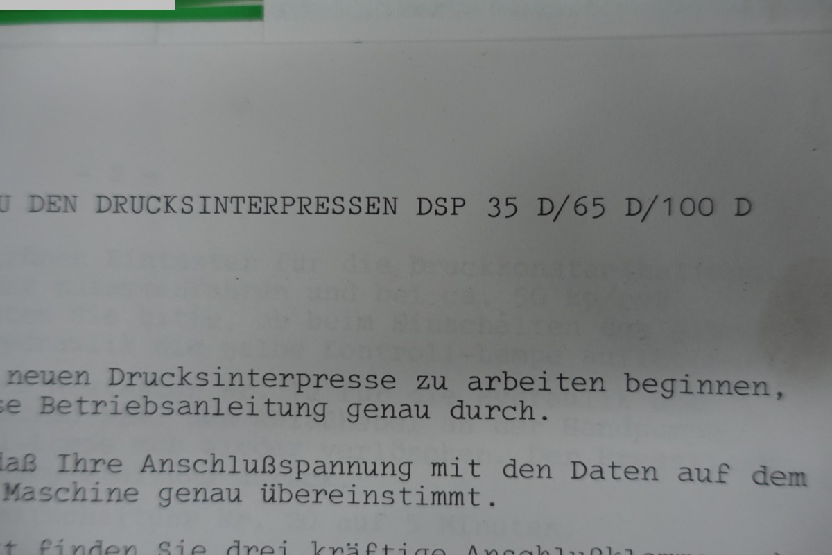 Компактний порошковий прес Fritsch DSP 35 D