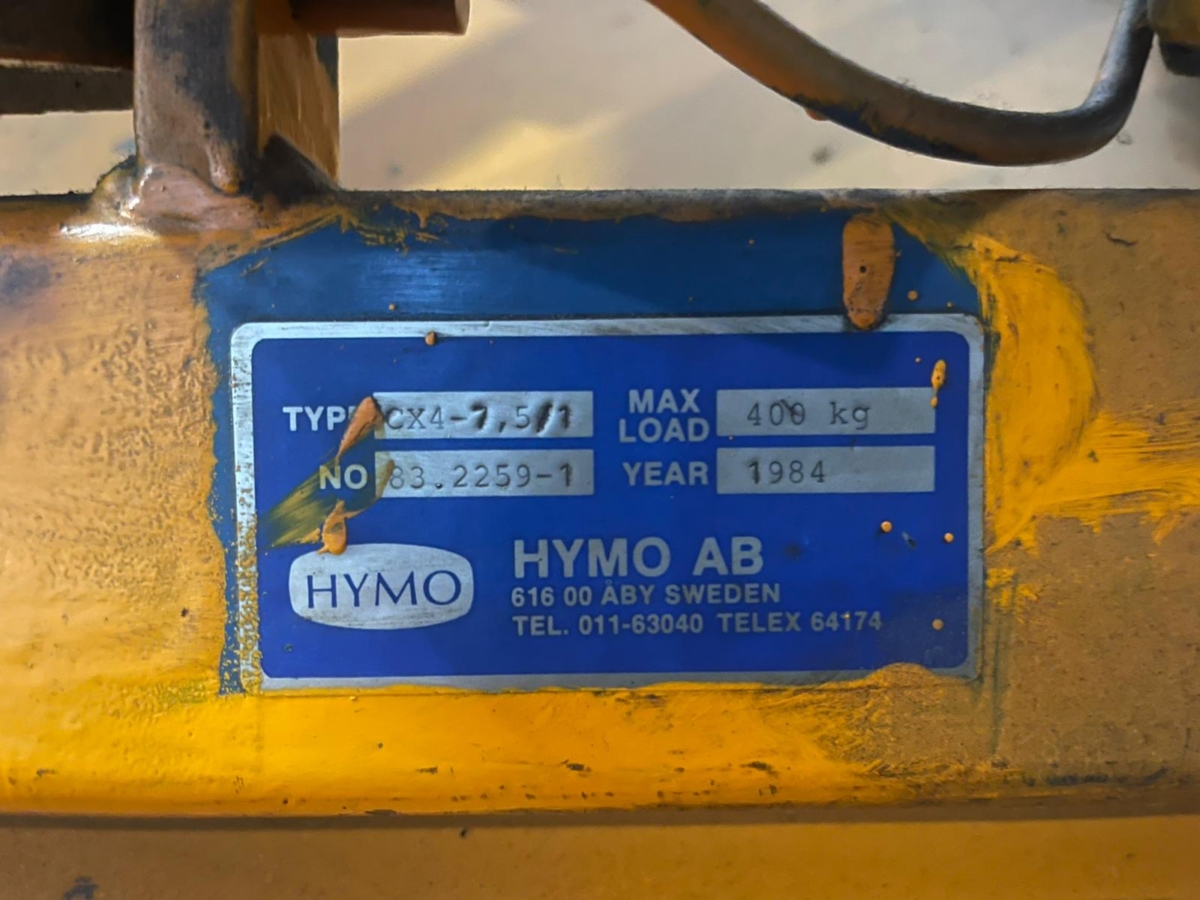 used Lift table Hymo CX4-7,5/1