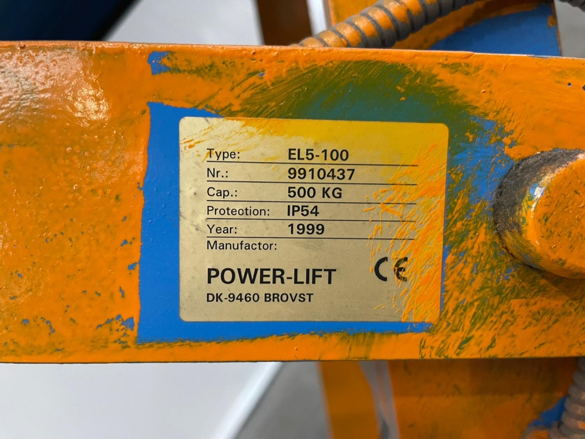 Table élévatrice d'occasion Powerlift ELS-100