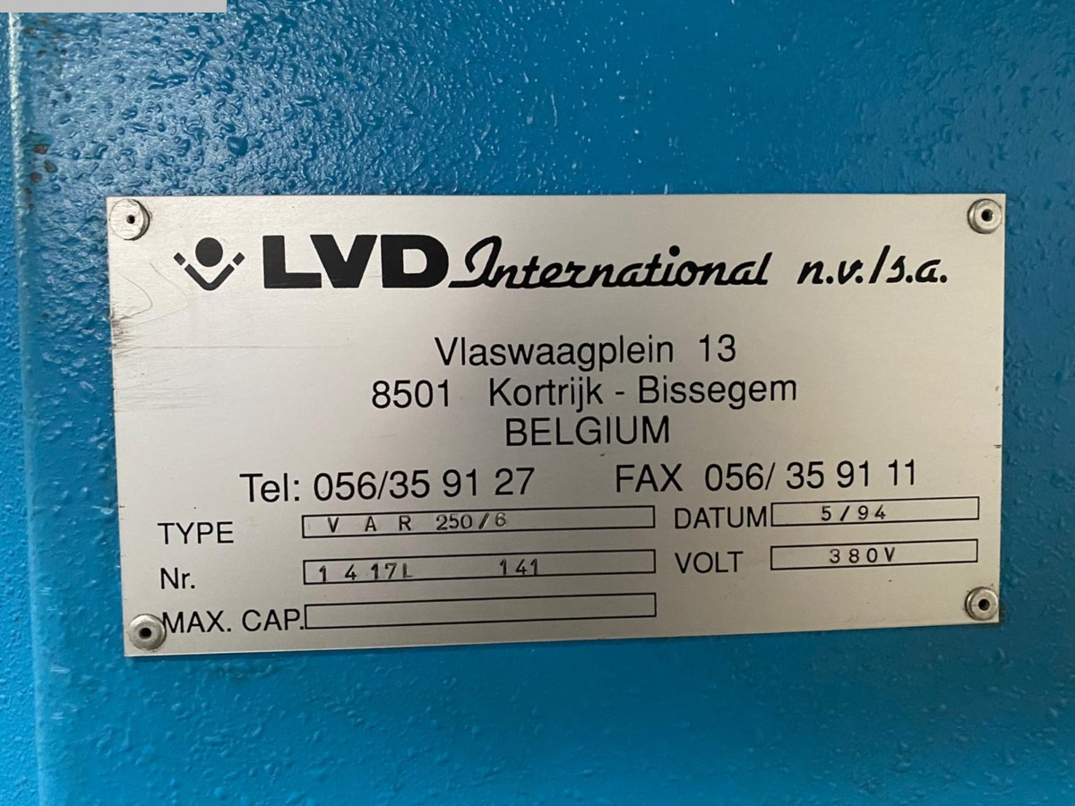 used Notching Machine LVD VAR 250/6