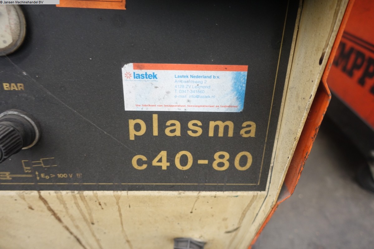 used Plasma Cutting Device Lastek C40-80