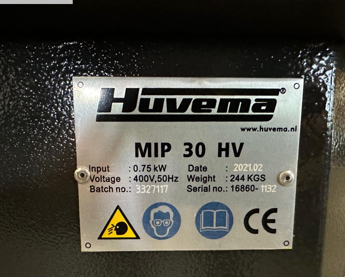 used Profile-Bending Machine Huvema MIP 30 HV