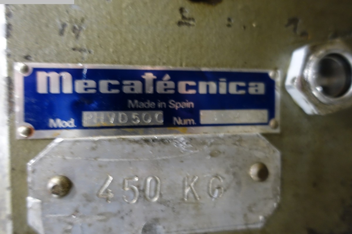 використовуваний поворотний стіл Mecatecnica PHVD 500