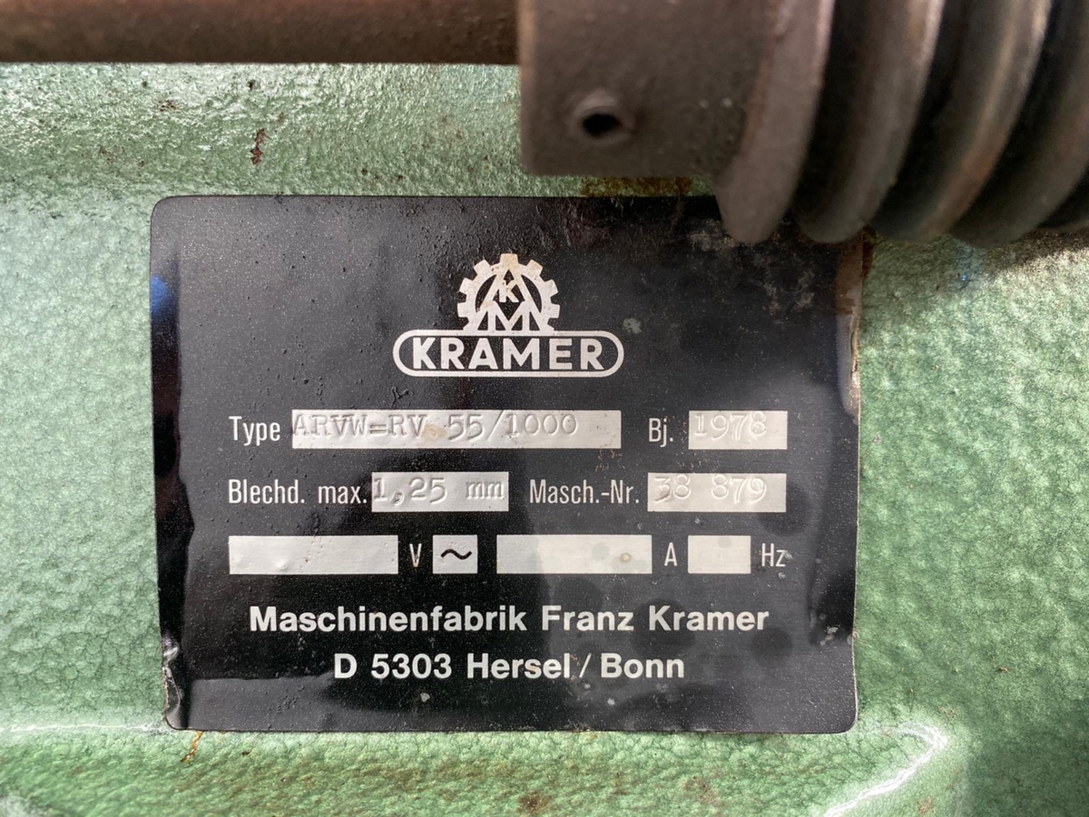 Máquina especial Kramer 55/1000/1,25 usada