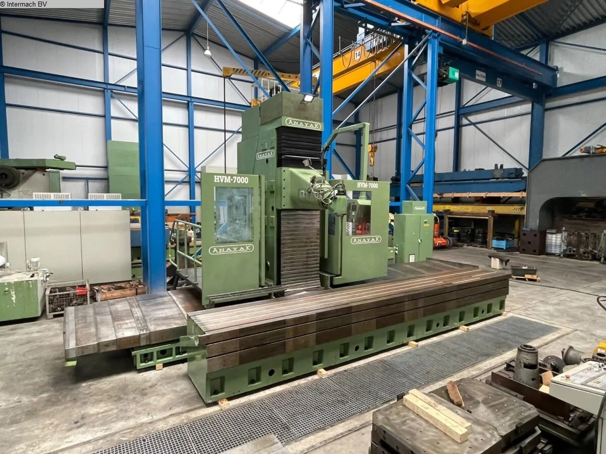 used Machines available immediately Bed Type Milling Machine - Universal ANAYAK HVM 7000