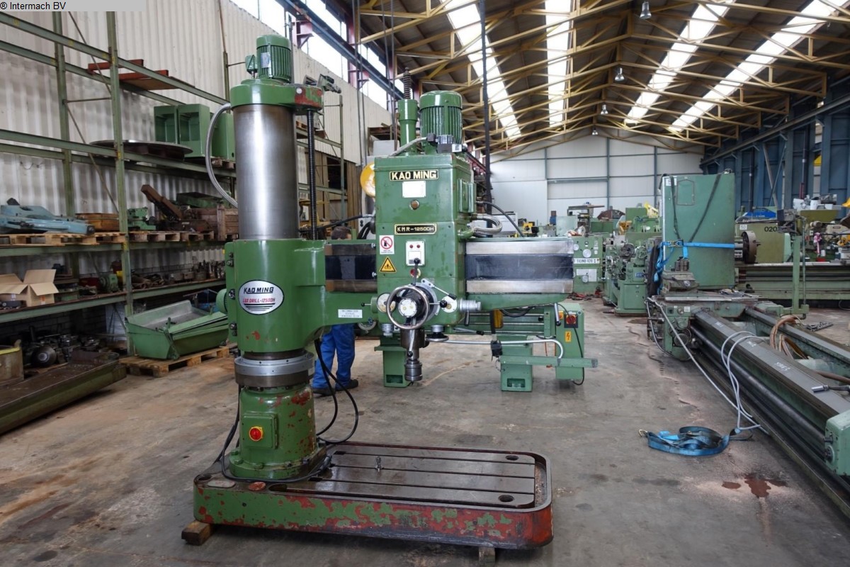 used Metal Processing Radial Drilling Machine KAO MING Lux-drill-1250 H
