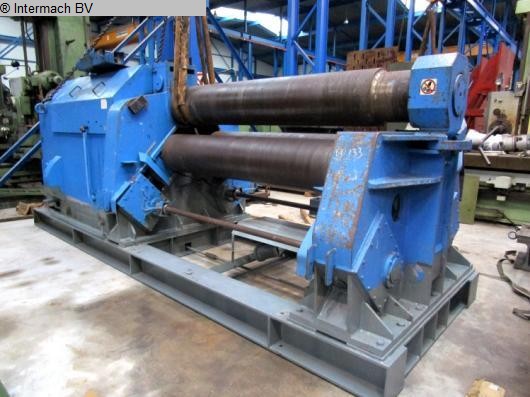 used Metal Processing Rolls bending machine - 3 Rolls HAUSLER RMA 2500/30
