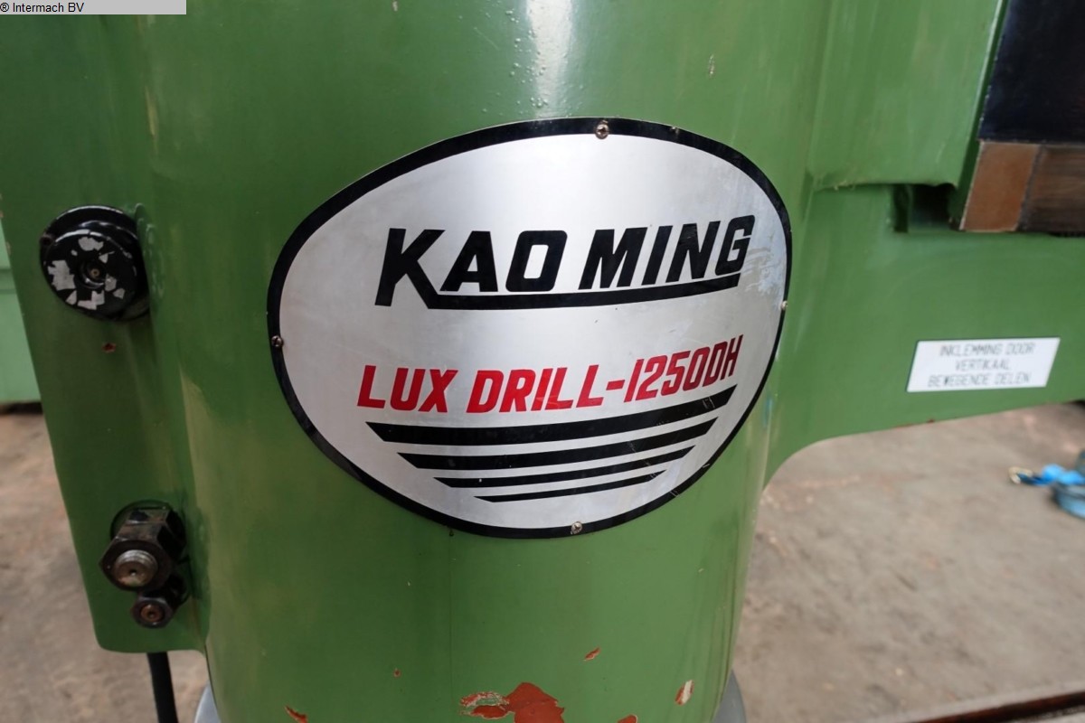 Trapano radiale usato KAO MING Lux-drill-1250 H