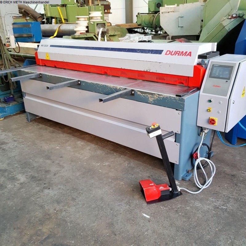 gebrauchte Blechbearbeitung / Scheren / Biegen / Richten Mechanische - Tafelschere DURMAZLAR MS 2525 gebrauchte Blechbearbeitung / Scheren / Biegen / Richten Mechanische - Tafelschere DURMAZLAR MS 2525