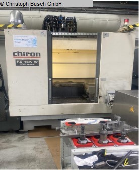 used Machines available immediately Machining Center - Vertical CHIRON FZ 15 KW HS