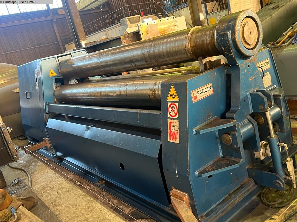used Machines available immediately Plate Bending Machine - 3 Rolls FACCIN 3 HEL