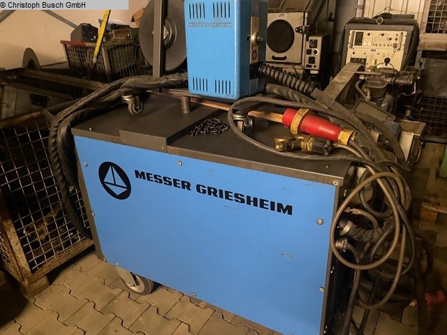 used Machines available immediately Protective Gas Welding Machine MESSER GRIESHEIM Pulsomat 450