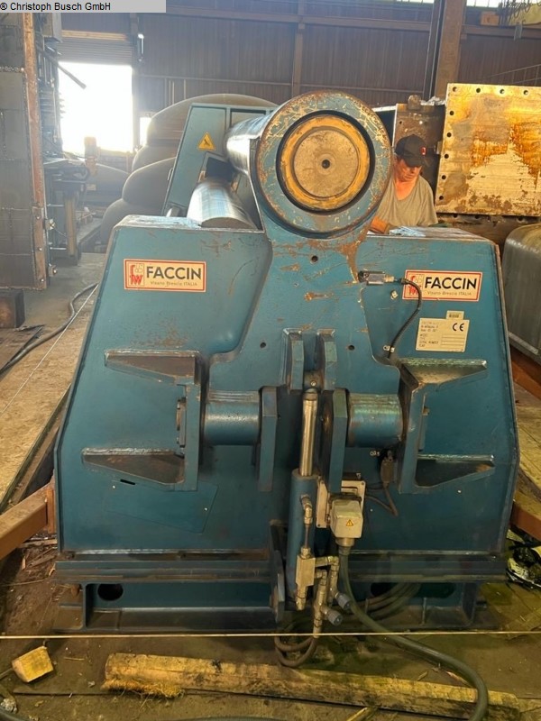 used Plate Bending Machine - 3 Rolls FACCIN 3 HEL