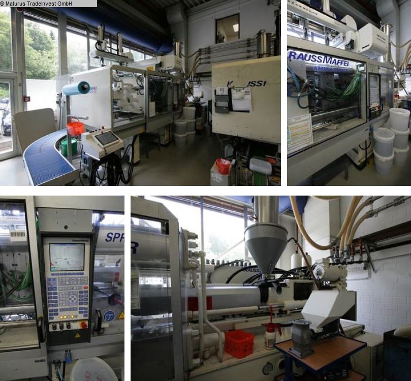 gebrauchte Kunststoffverarbeitungsmaschinen Spritzgiessmaschine bis 1000 KN KRAUSS-MAFFEI KM 180-1000 C3 gebrauchte Kunststoffverarbeitungsmaschinen Spritzgiessmaschine bis 1000 KN KRAUSS-MAFFEI KM 180-1000 C3