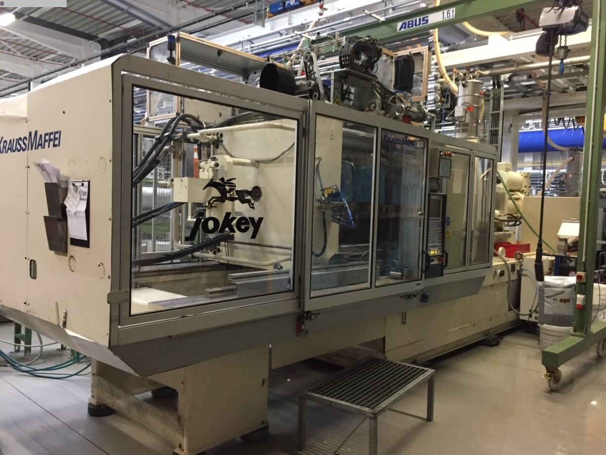 gebrauchte Kunststoffverarbeitungsmaschinen Spritzgiessmaschine bis 5000 KN KRAUSS-MAFFEI KM 450-3500 C3 gebrauchte Kunststoffverarbeitungsmaschinen Spritzgiessmaschine bis 5000 KN KRAUSS-MAFFEI KM 450-3500 C3