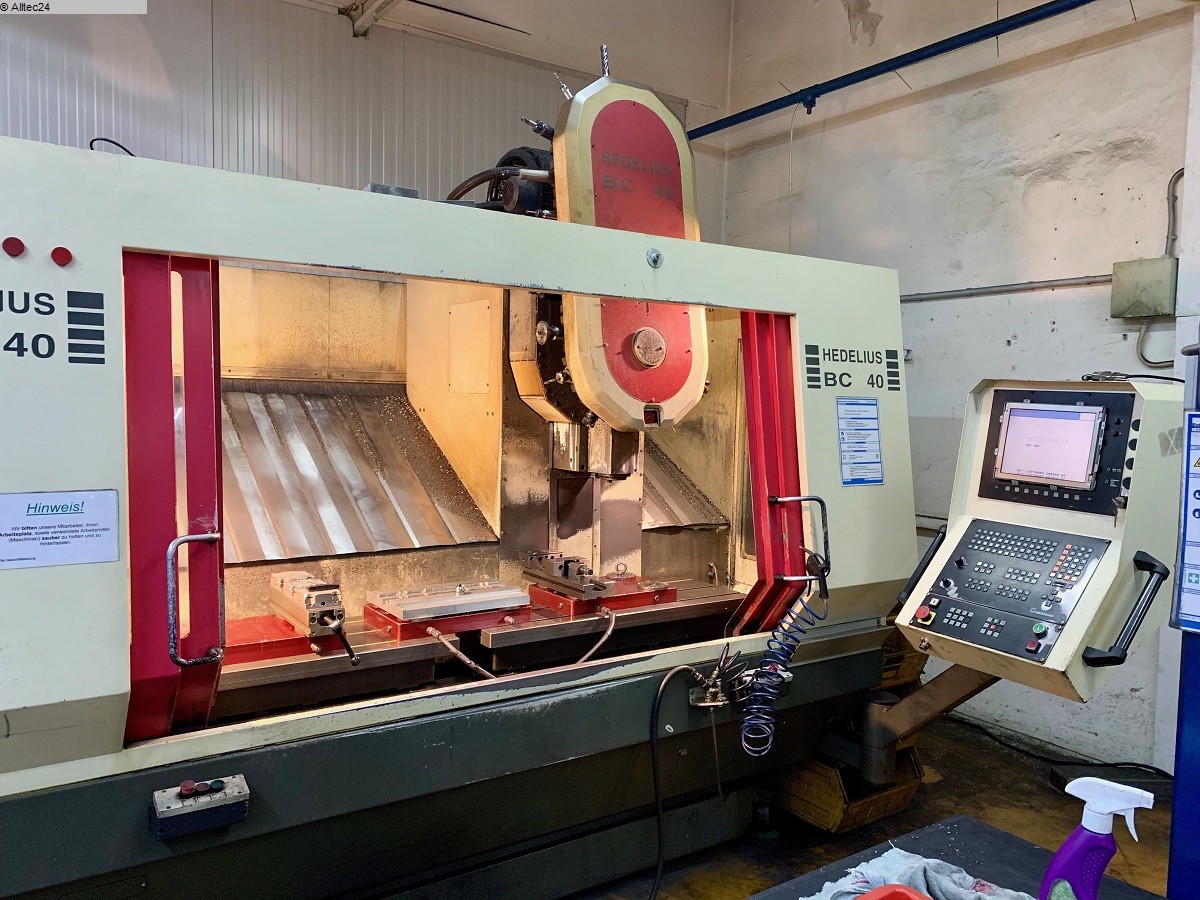 used  milling machining centers - vertical HEDELIUS BC 40