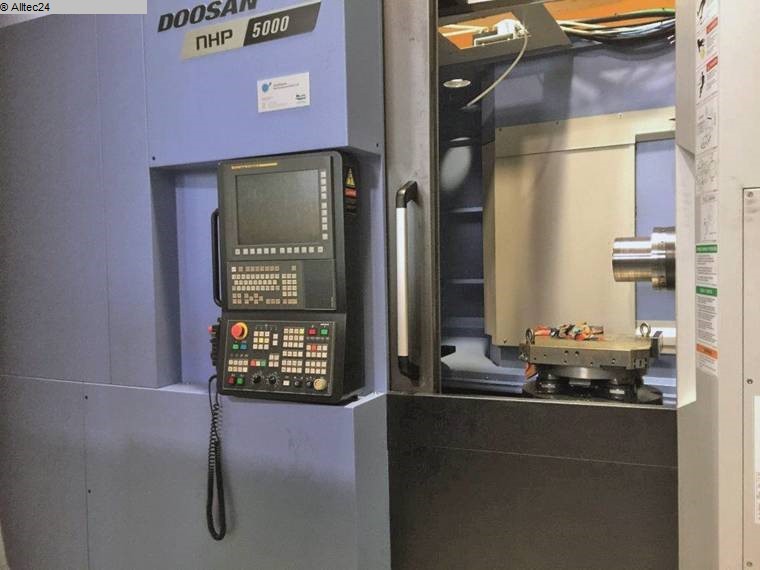 used Boring mills / Machining Centers / Drilling machines Machining Center - Horizontal DOOSAN HP 5000 used Boring mills / Machining Centers / Drilling machines Machining Center - Horizontal DOOSAN HP 5000