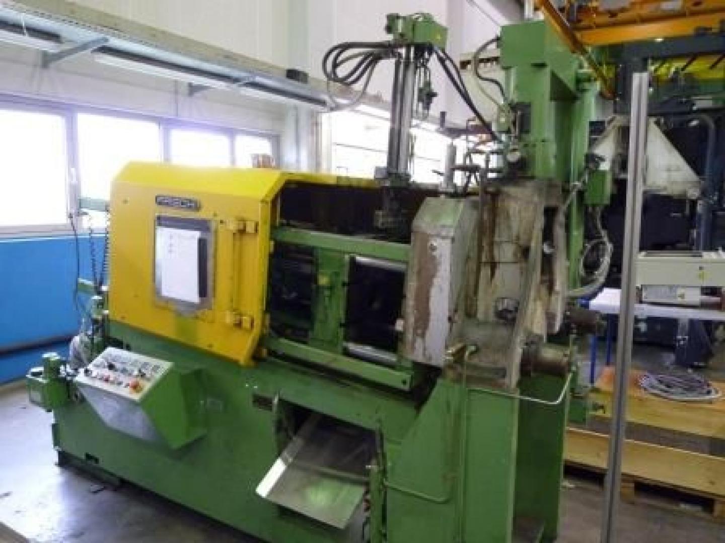 gebrauchte Warmkammerdruckgußmaschine - Vertikal FRECH DAW 50 gebrauchte Warmkammerdruckgußmaschine - Vertikal FRECH DAW 50