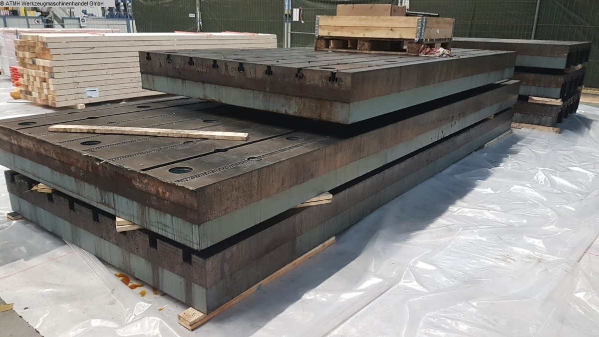 gebrauchte Maschinenzubehör etc. Aufspannplatte STOLLE 5500 x 2000 x 300mm gebrauchte Maschinenzubehör etc. Aufspannplatte STOLLE 5500 x 2000 x 300mm