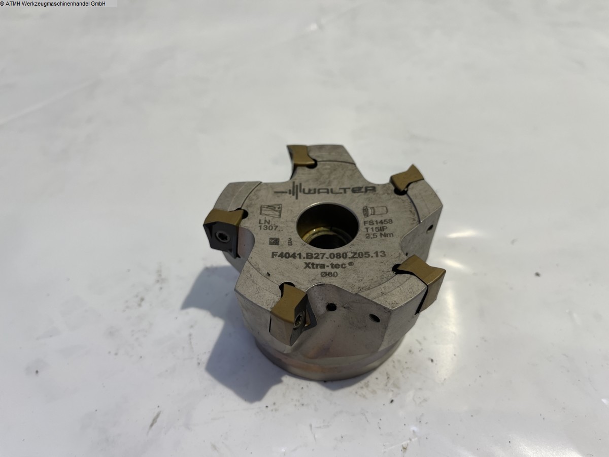 used Machines available immediately Insert milling cutter WALTER 80mm