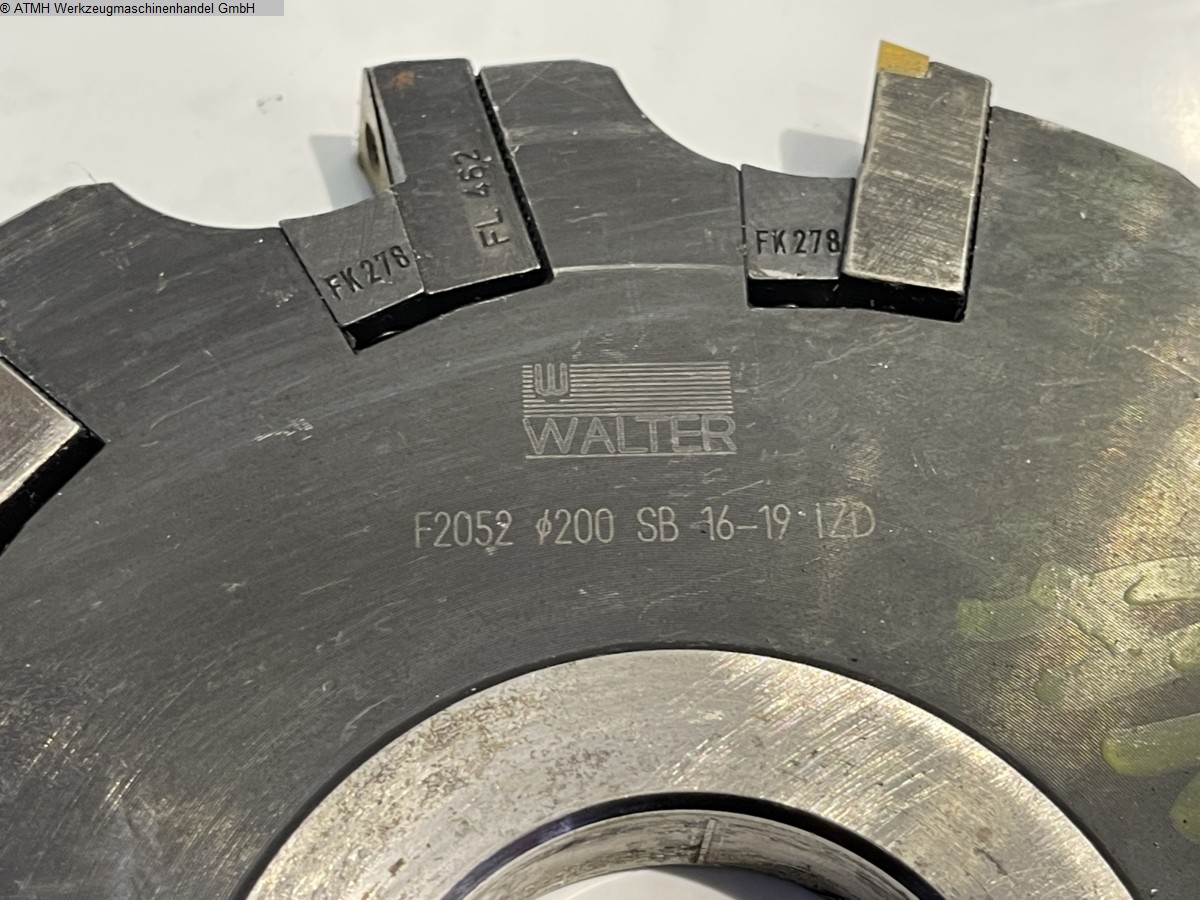 used Machines available immediately Insert milling cutter WALTER Wendeplattenfraser