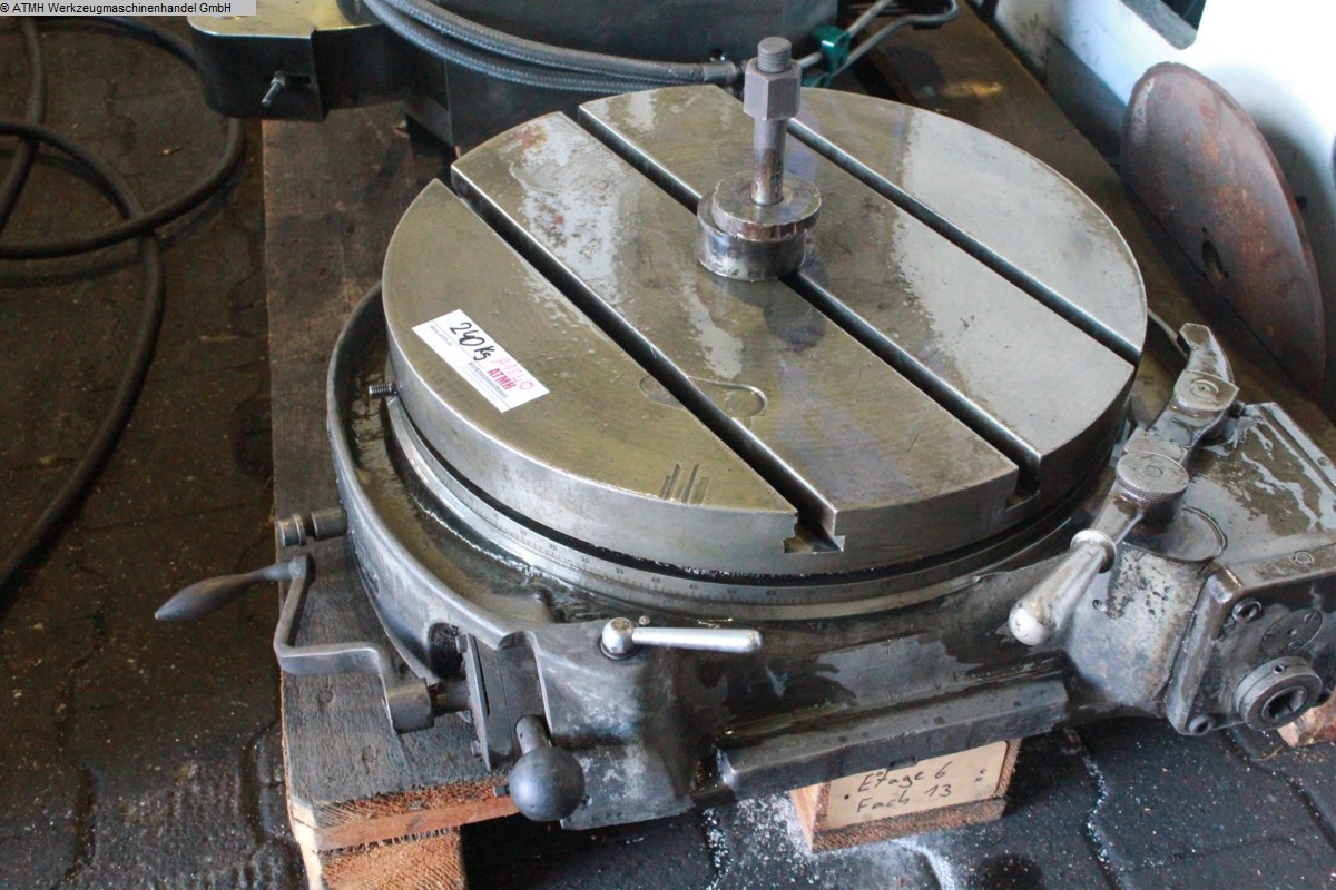 used Machines available immediately Rotary Table FRITZ WERNER Rundtisch Ø 500mm Teilapparat