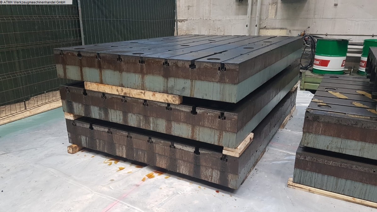 used Machines available immediately bolster plate STOLLE 2870 x 2000 x 300mm