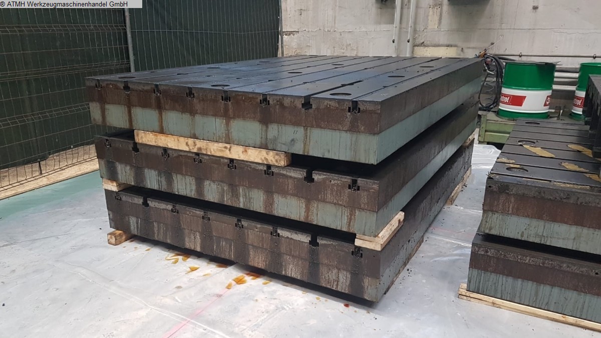 used Machines available immediately bolster plate STOLLE 2870 x 2000 x 300mm
