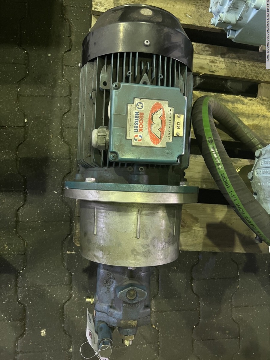 gebrauchte Maschinen sofort verfügbar Pumpenaggregat BROOK HANSEN + VICKERS Hydraulikpumpe + Motor