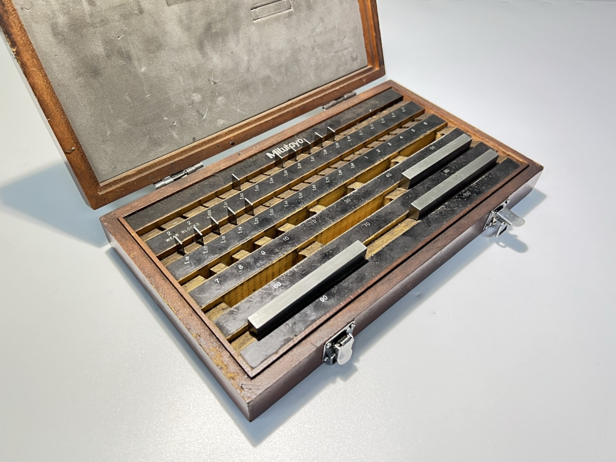 used Metal Processing Measurement equipment MITUTOYO Endmaß Satz (nicht komplett)