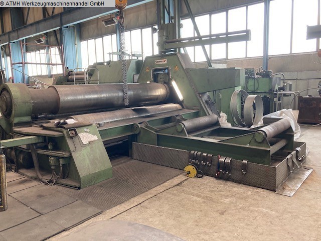 used Metal Processing bending machine horizontal SCHÄFER 4-Walzen Rundbiegemaschine