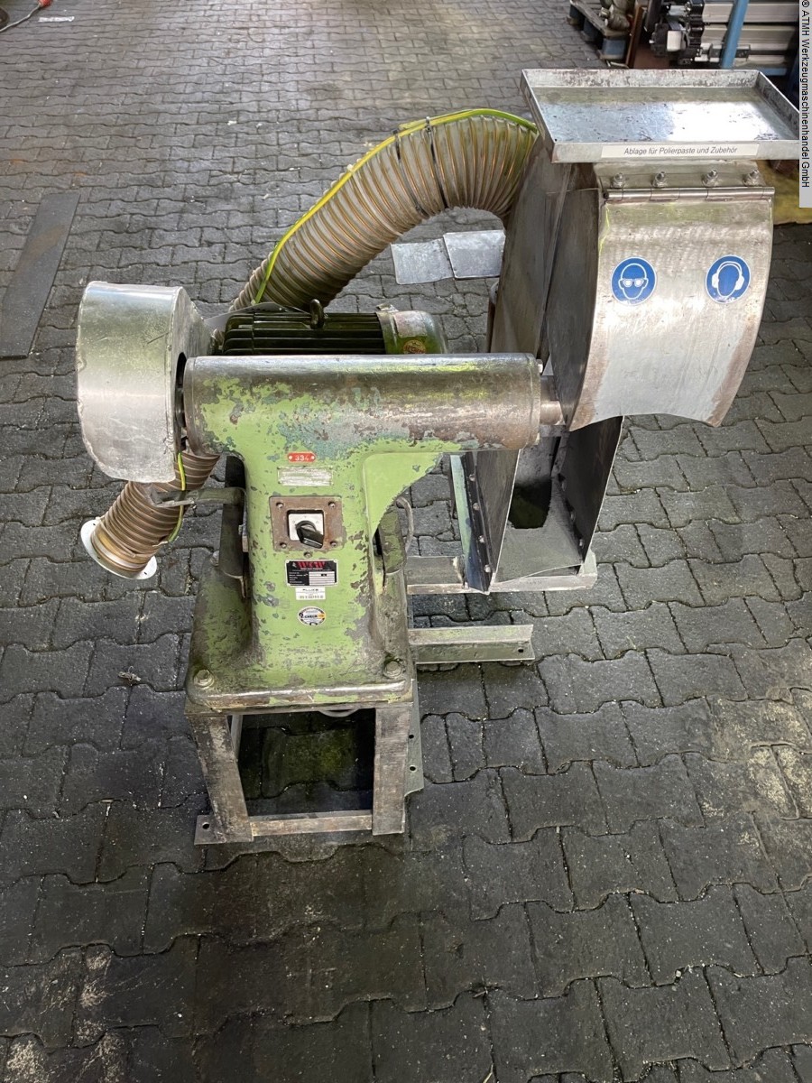 gebrauchte Metallbearbeitungsmaschinen Polierbock UNBEKANNT Poliermaschine mit Absaugung