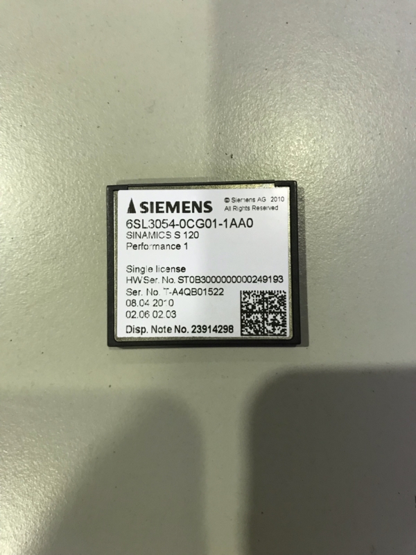 Elettronica usata / Tecnologia di azionamento SIEMENS 6SL3040-0MA00-0AA1