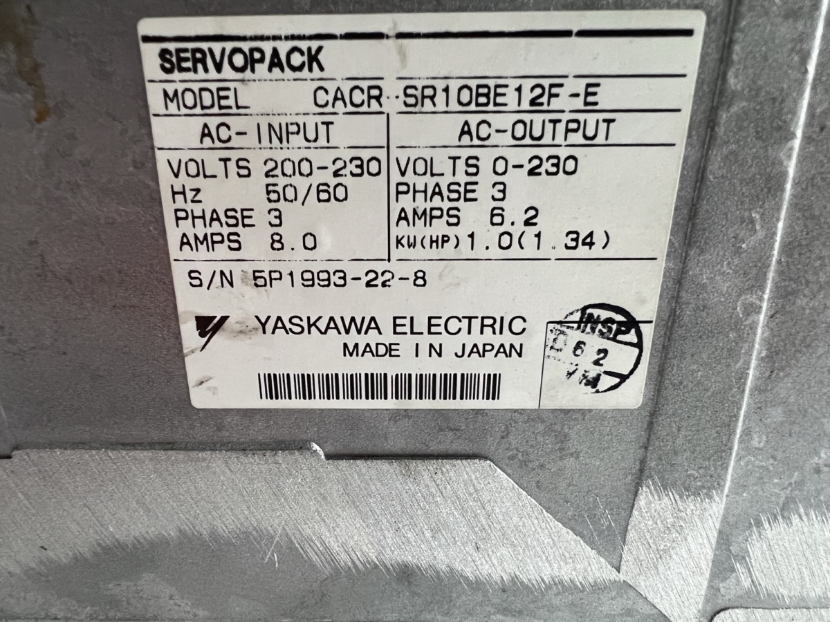 Elettronica usata / Tecnologia di azionamento YASKAWA CACR-SR10BE12F-E