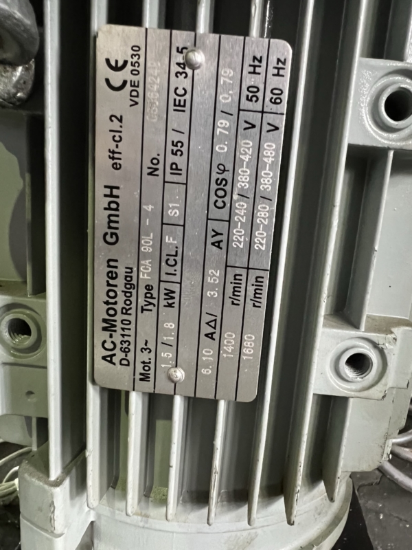 Unité de pompes hydrauliques d'occasion AC-MOTOREN FCA90L-4 + Steuerung