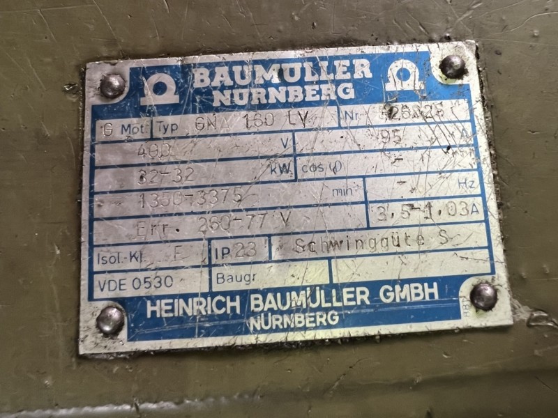 used Motor BAUMÜLLER GNA 160 LV - 32kW