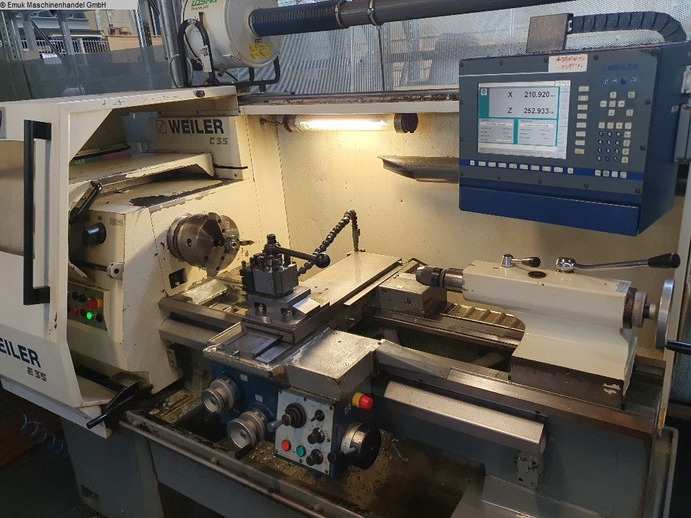 used Lathes Lathe - cycle-controlled WEILER E 35 x 950 used Lathes Lathe - cycle-controlled WEILER E 35 x 950