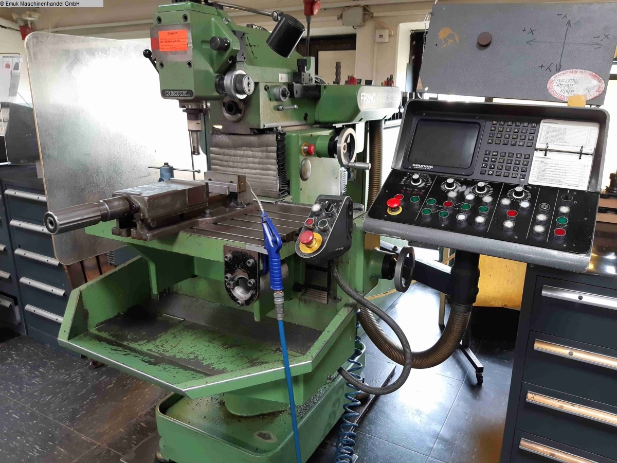 used Machines available immediately Tool Room Milling Machine - Universal DECKEL FP 2 NC / DIALOG 11