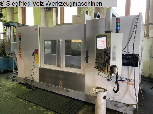 used Machines available immediately milling machining centers - vertical MICROMILL VMC 1600 F