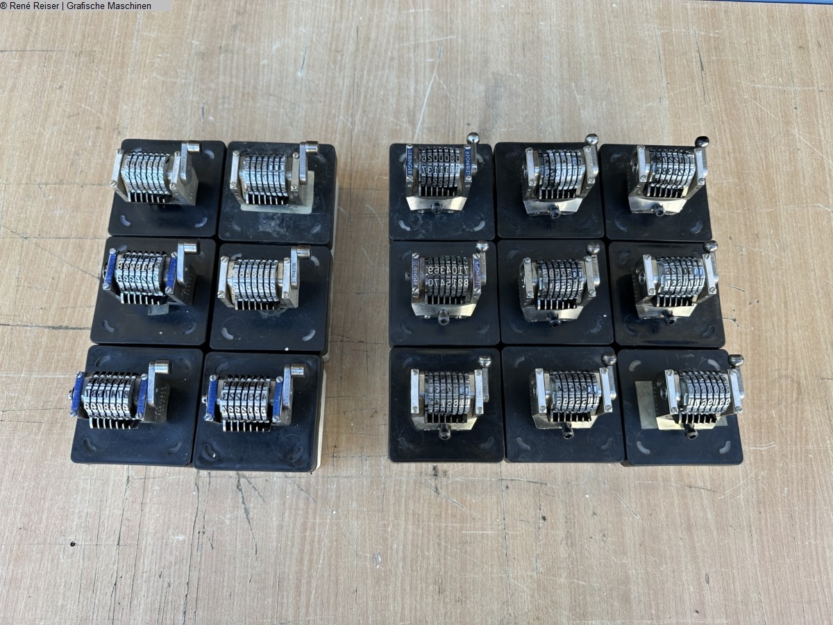 used Printing machine equipment Numbering equipment Leibinger Nummerierwerke GTO/MO used Printing machine equipment Numbering equipment Leibinger Nummerierwerke GTO/MO