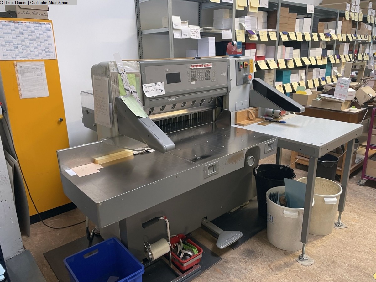 used Printing / Paper Paper cutting machine Polar Mohr 78 ES used Printing / Paper Paper cutting machine Polar Mohr 78 ES