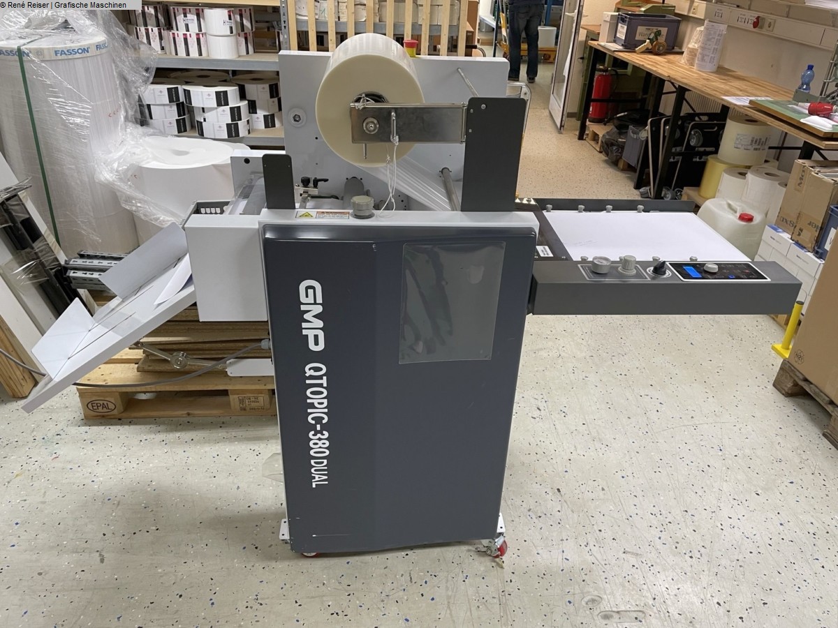 gebrauchte Sonstige Geräte und Zubehör Rollenlaminator GMP Qtopic - 380 Dual gebrauchte Sonstige Geräte und Zubehör Rollenlaminator GMP Qtopic - 380 Dual