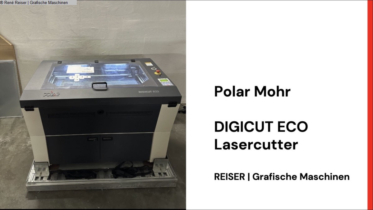 gebrauchte Weiterverarbeitung Schneidemaschine Polar Mohr Lasercutter Digicut ECO