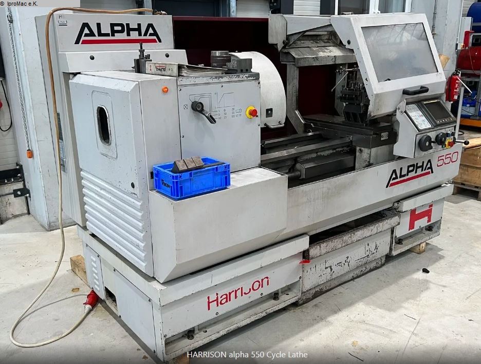 gebrauchte Drehmaschine - zyklengesteuert HARRISON alfpha 550 gebrauchte Drehmaschine - zyklengesteuert HARRISON alfpha 550