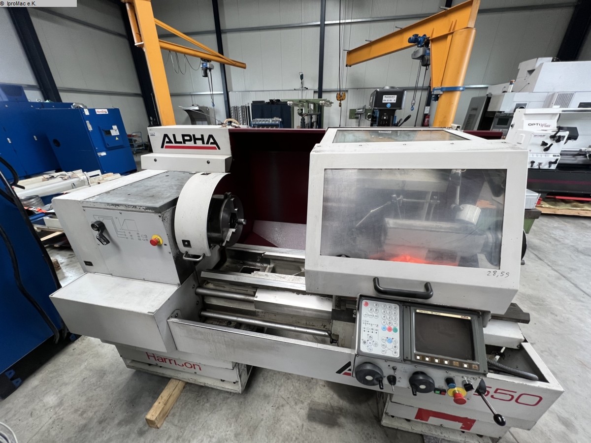 used Machines available immediately Lathe -  cycle-controlled HARRISON alfpha 550