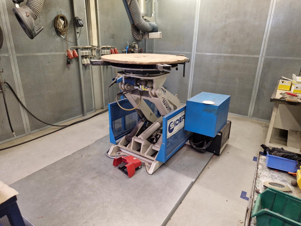 used Machines available immediately Rotary Welding Table - Round Surface SIDEROS RL 1250 OL/MR