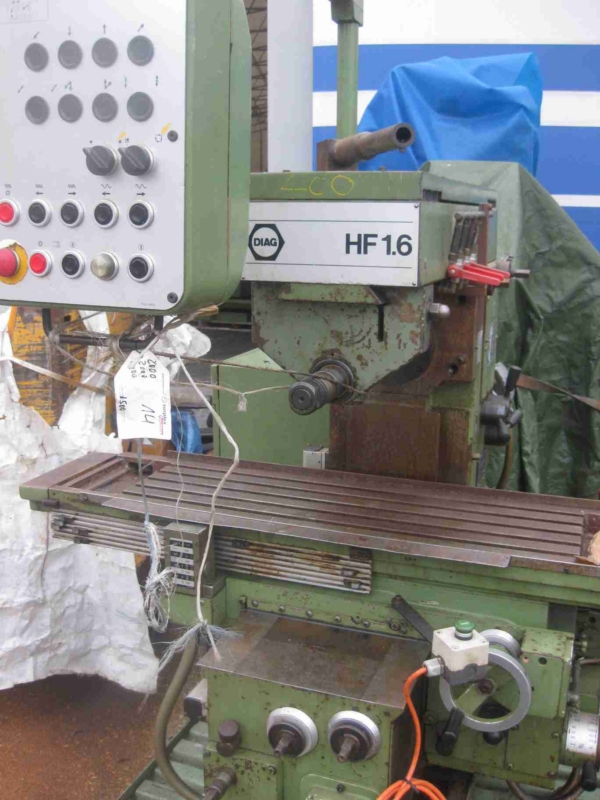 gebrauchte Metallbearbeitungsmaschinen Horiz. - Nutenfräsmaschine FRITZ WERNER HF1.6